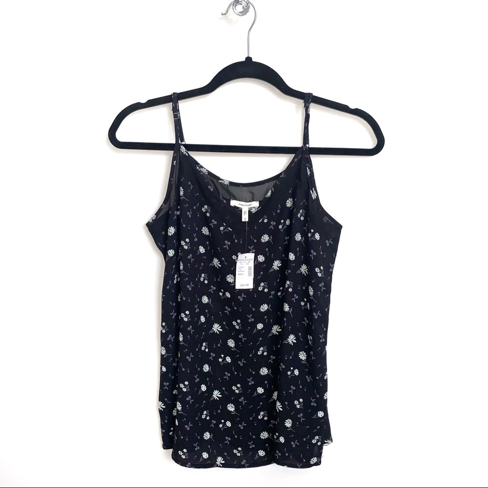 Maurices | NWT Black Floral Print Tank Blouse